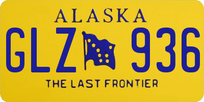 AK license plate GLZ936