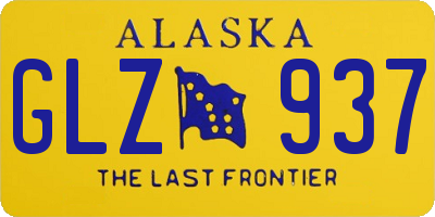 AK license plate GLZ937