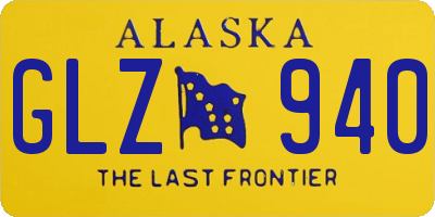 AK license plate GLZ940