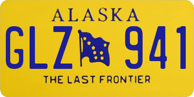 AK license plate GLZ941