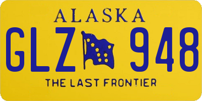 AK license plate GLZ948