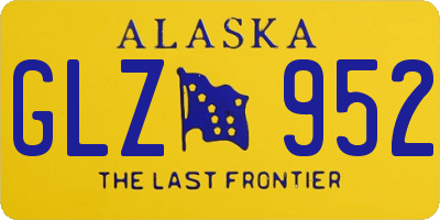 AK license plate GLZ952