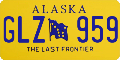 AK license plate GLZ959