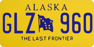 AK license plate GLZ960