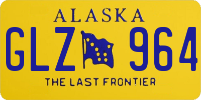 AK license plate GLZ964