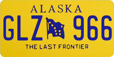 AK license plate GLZ966