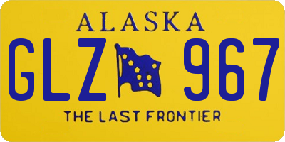 AK license plate GLZ967