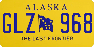 AK license plate GLZ968