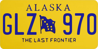 AK license plate GLZ970