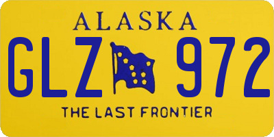 AK license plate GLZ972