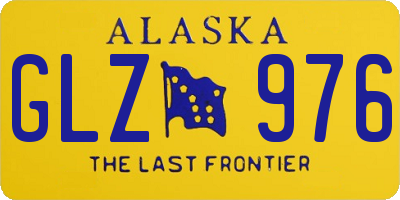 AK license plate GLZ976