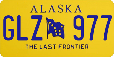 AK license plate GLZ977