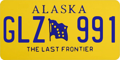 AK license plate GLZ991