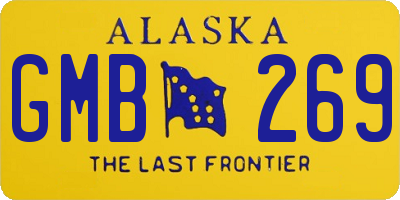AK license plate GMB269