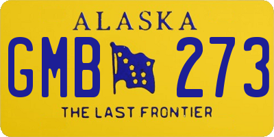 AK license plate GMB273