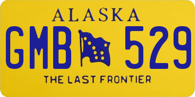 AK license plate GMB529