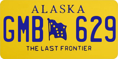 AK license plate GMB629