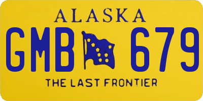 AK license plate GMB679