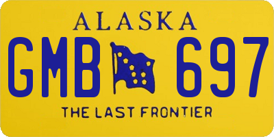 AK license plate GMB697