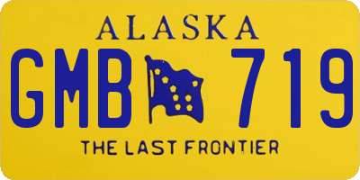 AK license plate GMB719