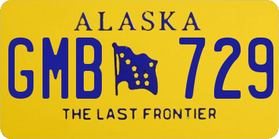 AK license plate GMB729