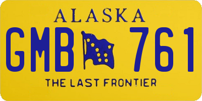 AK license plate GMB761