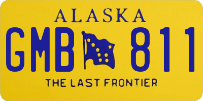 AK license plate GMB811