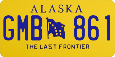 AK license plate GMB861