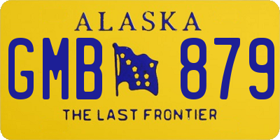 AK license plate GMB879