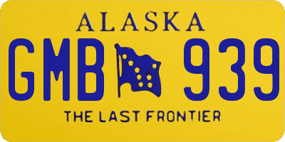 AK license plate GMB939