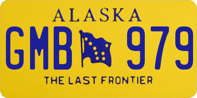 AK license plate GMB979