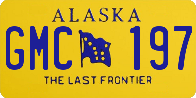 AK license plate GMC197