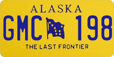 AK license plate GMC198