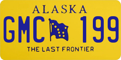 AK license plate GMC199