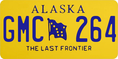 AK license plate GMC264