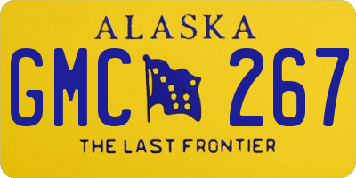AK license plate GMC267