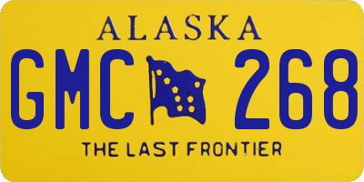 AK license plate GMC268