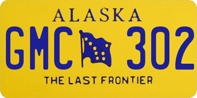AK license plate GMC302