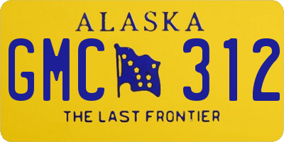 AK license plate GMC312