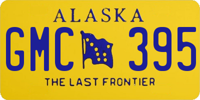 AK license plate GMC395