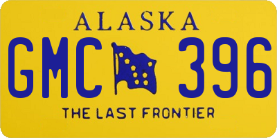 AK license plate GMC396