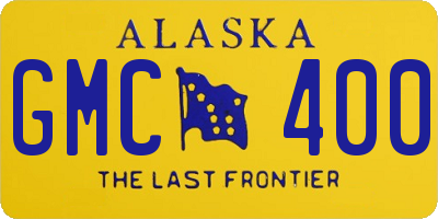 AK license plate GMC400