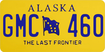 AK license plate GMC460