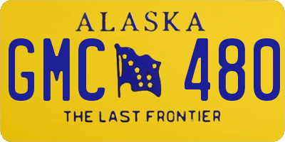 AK license plate GMC480