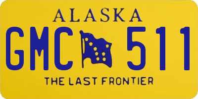 AK license plate GMC511