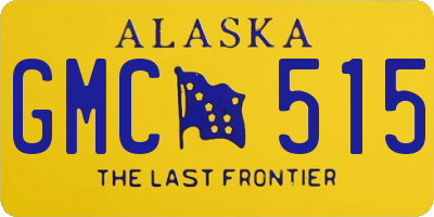 AK license plate GMC515