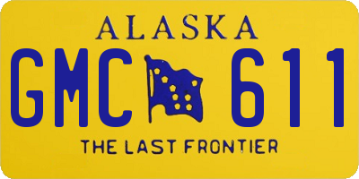 AK license plate GMC611