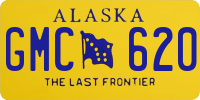 AK license plate GMC620