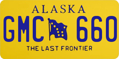 AK license plate GMC660
