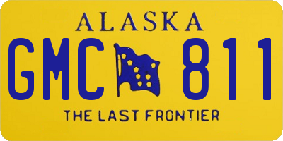 AK license plate GMC811